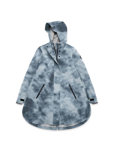 Canada Goose WOMEN'S KITSILANO RAIN JACKET BLACK LABEL PRINT
