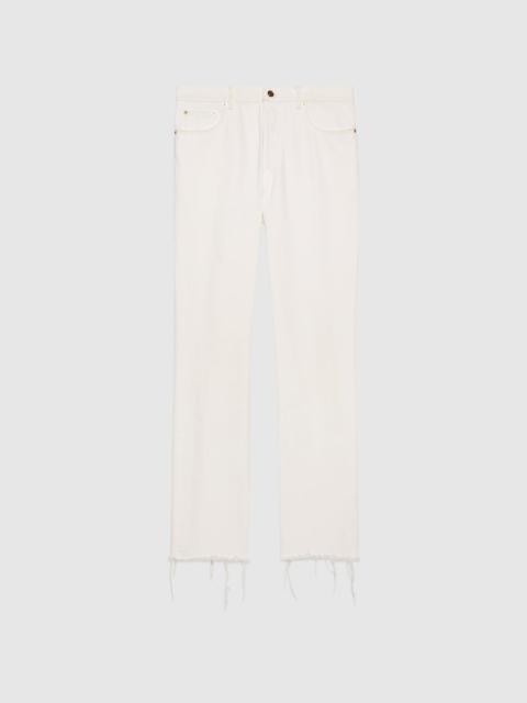 GUCCI Denim pant with label