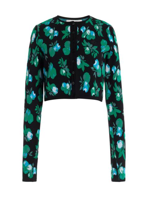 COPERNI Jacquard Knit Cardigan blue