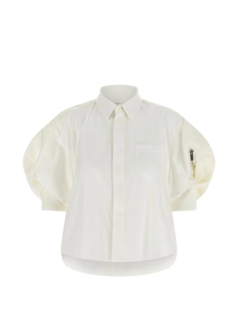 sacai Cotton Poplin x Nylon Twill Shirt