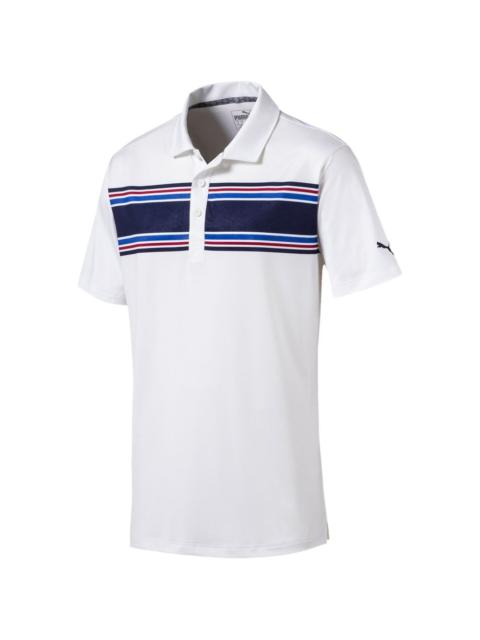 PUMA Montauk striped polo
