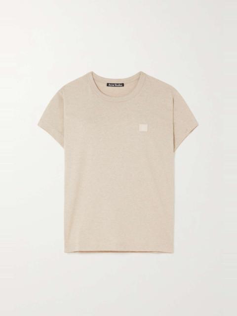 + NET SUSTAIN appliquéd organic cotton-jersey T-shirt