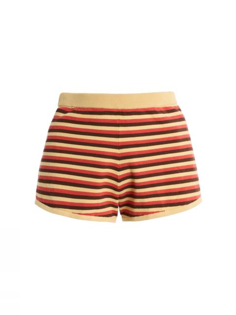 POSSE Lexi Striped Knit Shorts
