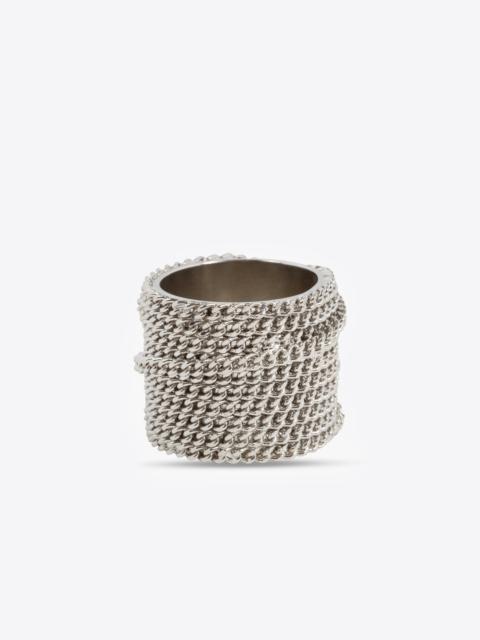 Dries Van Noten STACKED CHAIN RING