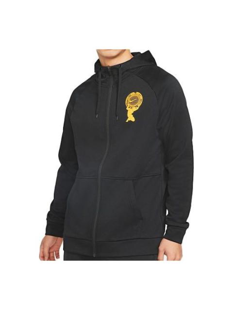 Nike Nike Therma Full-length zipper Cardigan Training hoodie Black CV7734-010