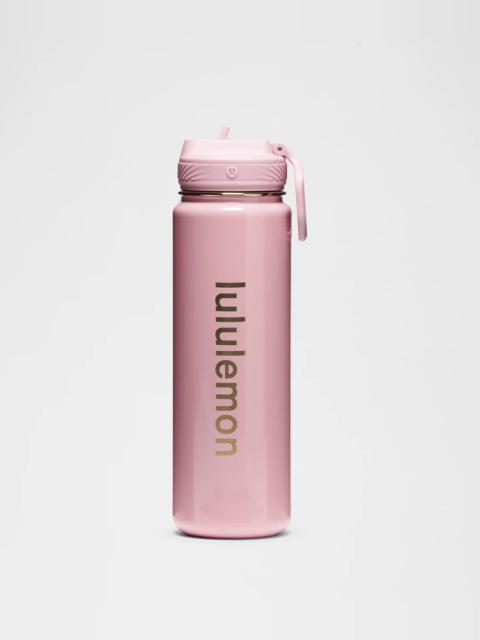 lululemon Back to Life Sport Bottle 24oz Straw Lid *Shine