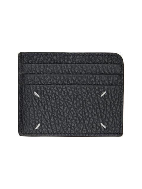 Maison Margiela Black Four Stitches Card Holder