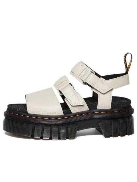 Dr. Martens Dr. Martens Ricki Nappa Lux Leather 3-Strap Platform Sandals 'White' 30572055