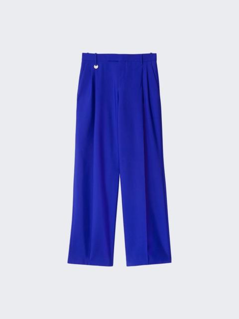 Burberry Wool Tailored Trousers Knight Blue
