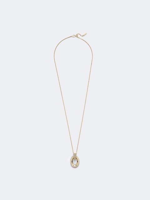 MESSIKA Groove 18kt gold pendant necklace with diamonds