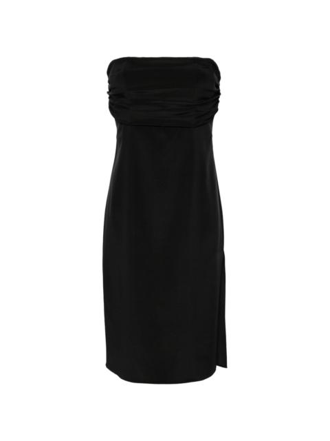 THE MANNEI Rovaniemi stretch-silk minidress