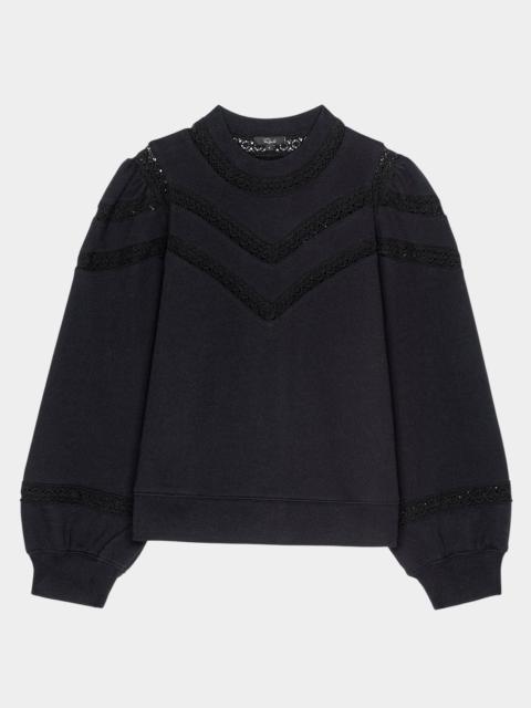 Rails Isles Embroidered Crewneck Sweatshirt