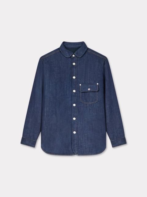 KENZO Padded overshirt in Japanese denim