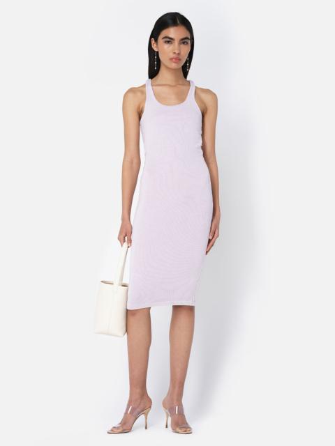 John Elliott MINERAL WASH GEMINI RIB BANDEAU DRESS