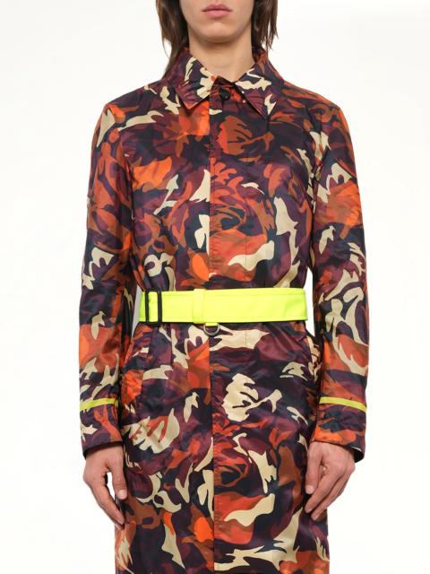 Alexander McQueen Stripe Ro Coat in Org