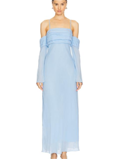 Aje. Minette Chiffon Maxi Dress