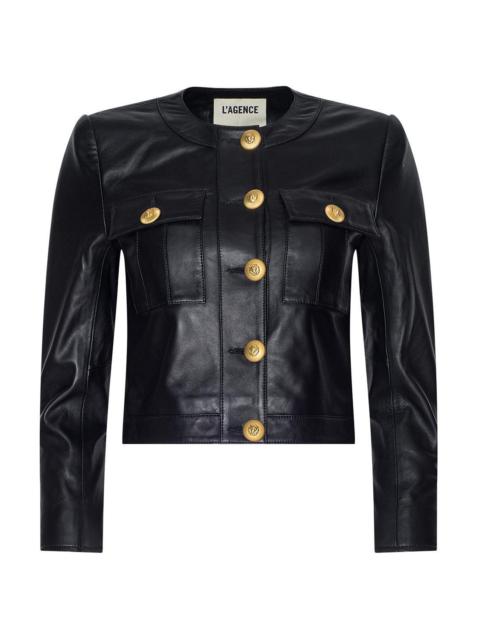 L'AGENCE Deidra Collarless Jacket