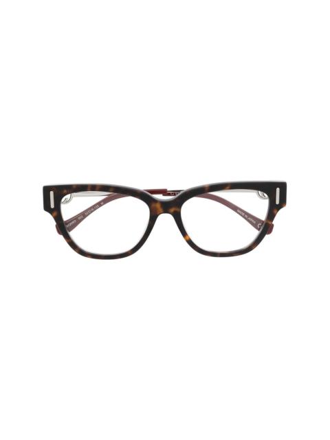 tortoiseshell clear glasses