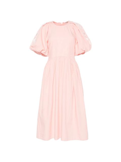 STINE GOYA Stine Goya Broderie-anglaise Puff-sleeve Dress
