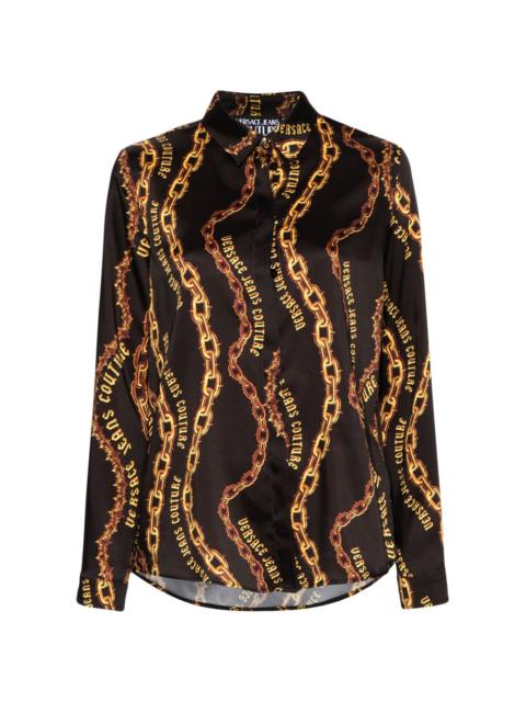 VERSACE JEANS COUTURE Chain Couture-print shirt