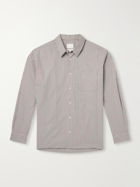 A.P.C. Malo Striped Cotton-Poplin Shirt