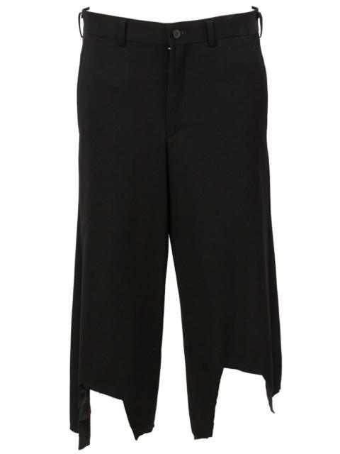 Comme des Garçons Homme Plus uneven cropped trousers