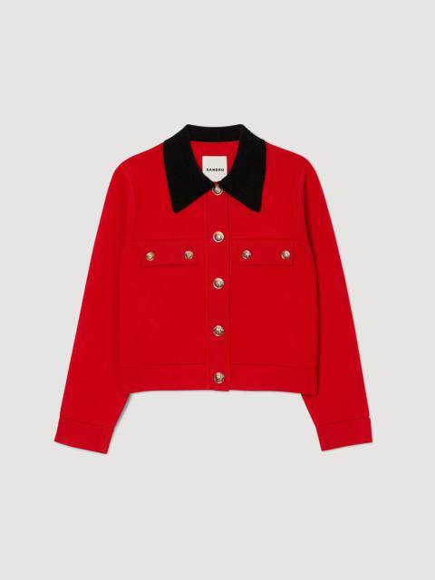 Sandro Cropped coatigan