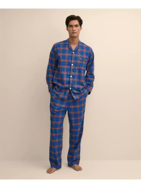 Brooks Brothers Cotton Flannel Plaid Pajama Set