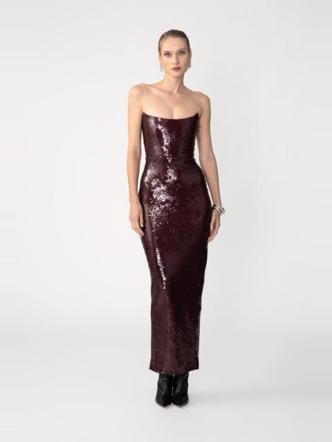 SAU LEE VENUS SEQUIN GOWN