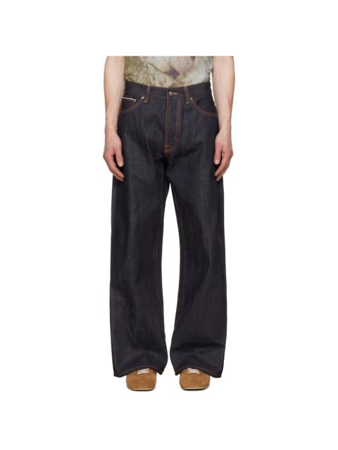 Nudie Jeans Navy Loud Larry Jeans