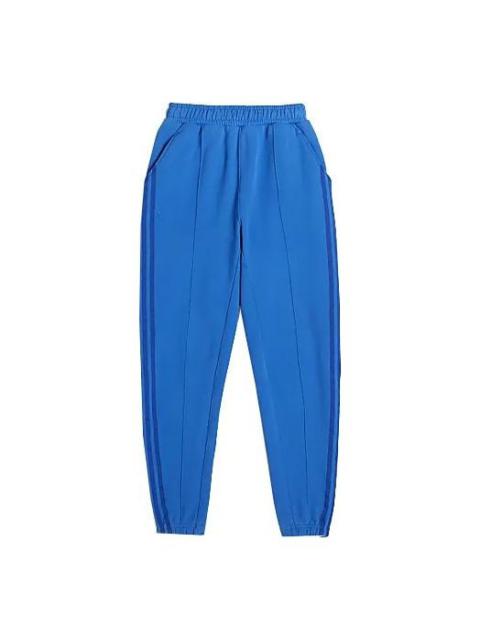 adidas originals x IVY PARK Crossover Casual Solid Color Bundle Feet Long Pants/Trousers Blue H61692