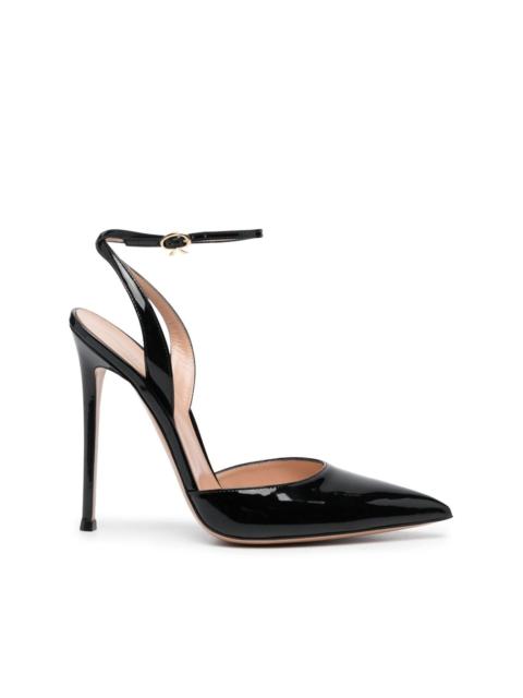 Gianvito Rossi 130mm patent pointed sandals