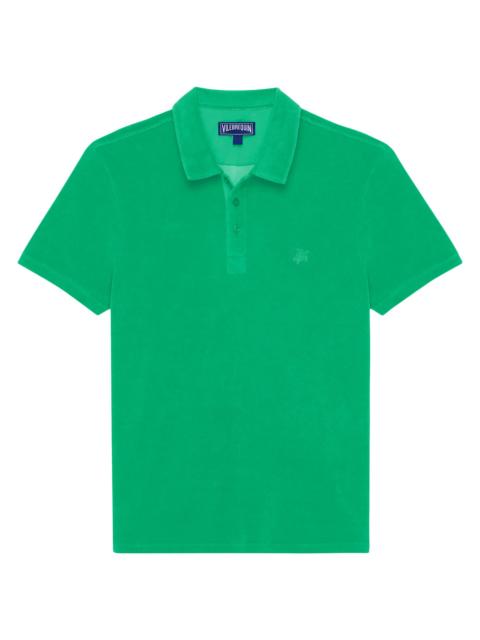 Vilebrequin Men's Terry Cloth Polo Shirt - Laser