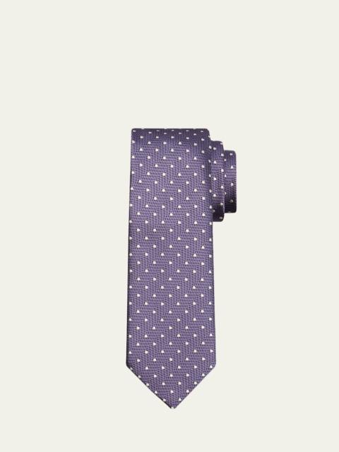 TOM FORD Men's Polka Dot Silk Tie