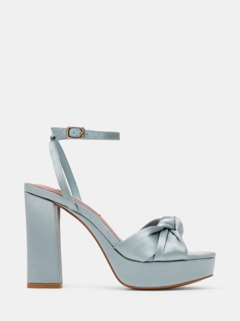 STEVE MADDEN KNOTI BLUE SATIN