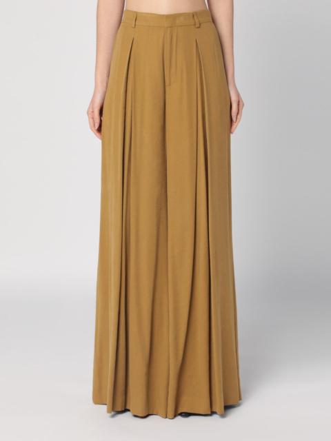 THE ANDAMANE Yellow ochre trouser skirt