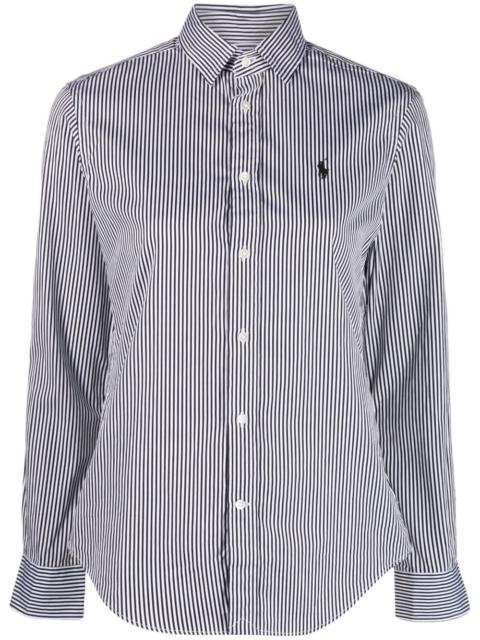 Polo Ralph Lauren striped logo-embroidered shirt