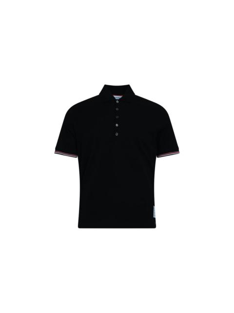 Thom Browne Short Sleeve Rib Cuff Polo