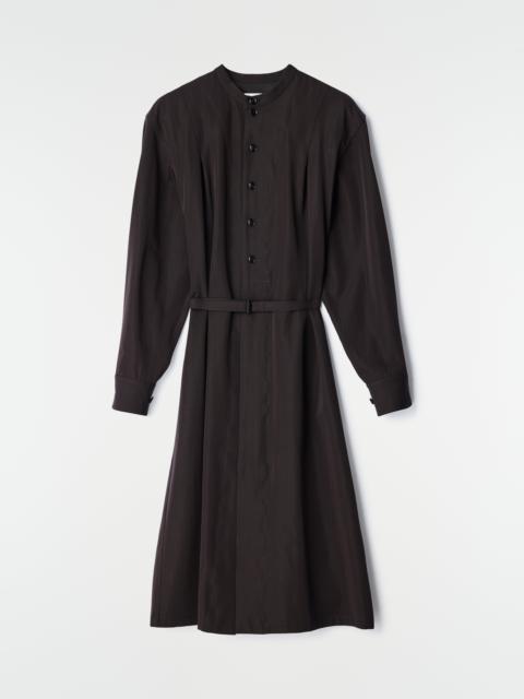 Lemaire BELTED DRESS IN WOOL GABARDINE