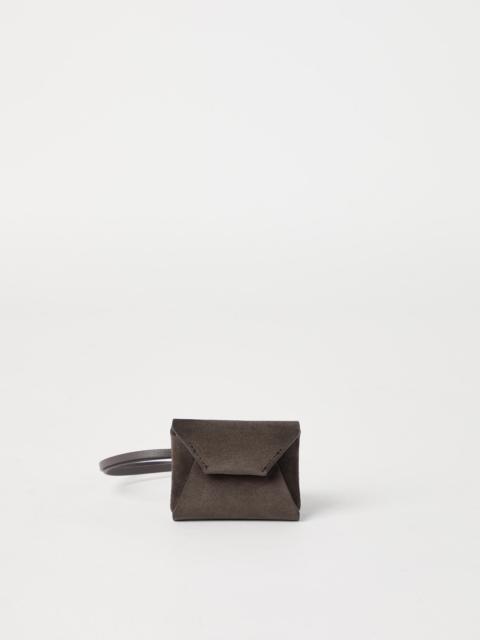 Brunello Cucinelli Suede bag charm