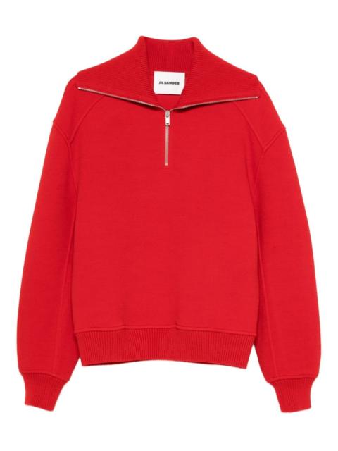 Jil Sander half-zip sweater