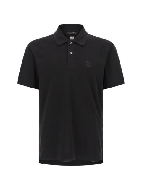 C.P. Company stretch logo polo shirt