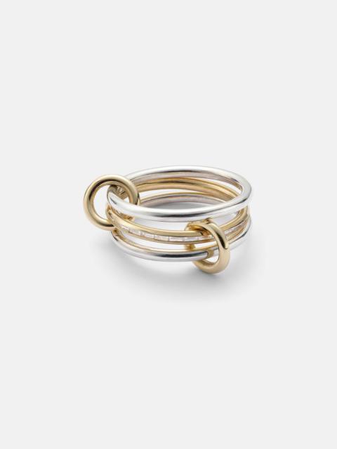 Spinelli Kilcollin Sonja 18kt gold and sterling silver ring with diamonds