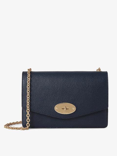 Darley small grained-leather clutch bag