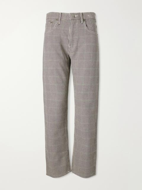 R13 Bf Prince Of Wales Straight-leg Jeans