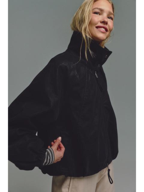 FREE PEOPLE We The Free Chelsea Vegan Suede Funnel-Neck Jacket