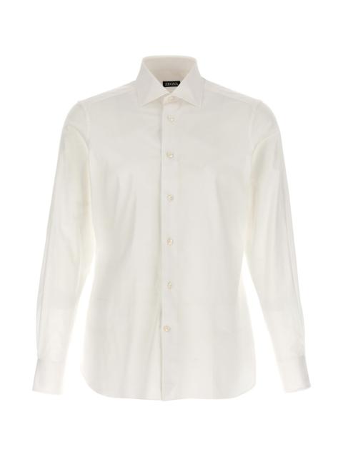ZEGNA Stretch cotton shirt