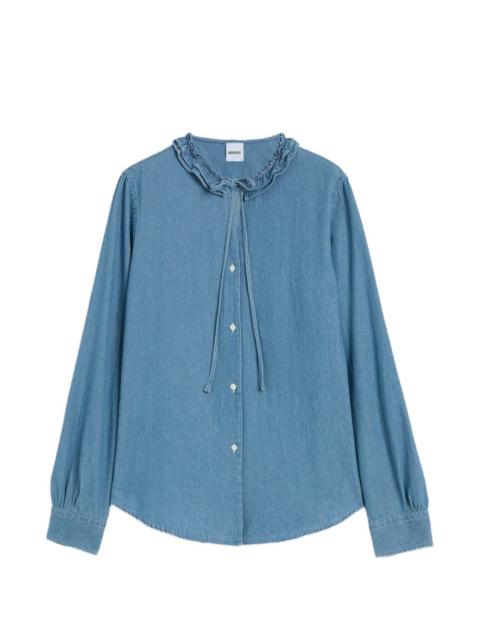 Aspesi ruffled-collar shirt