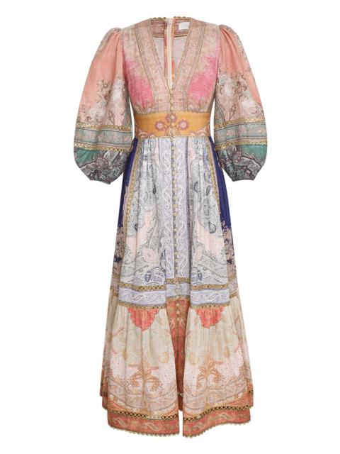 Zimmermann ANNEKE LANTERN MIDI DRESS