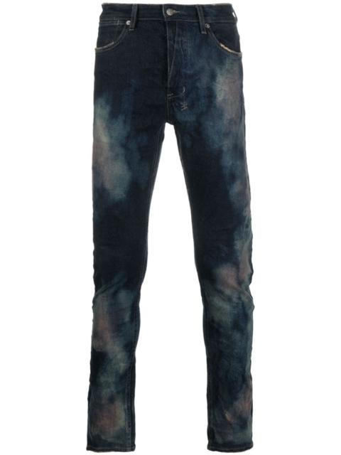 Ksubi bleached-effect slim-cut jeans